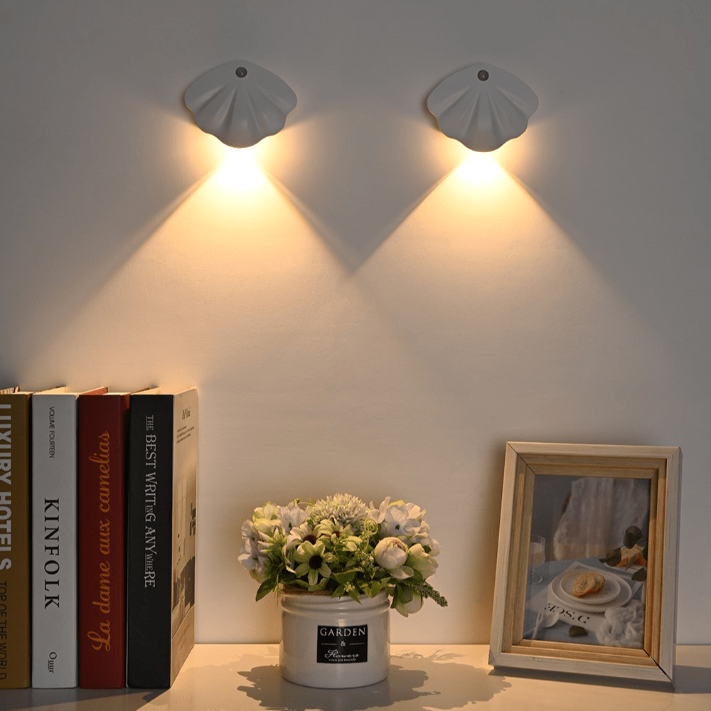 AuroraLite Muschel-Lampe