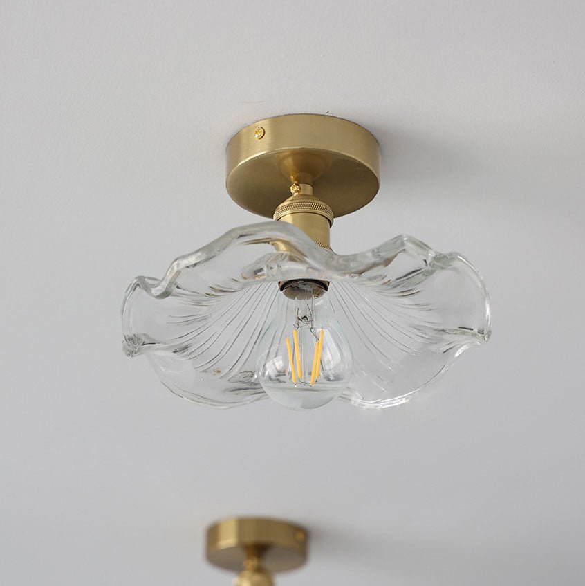 Zenith Hibiscus-Glas-Deckenlampe